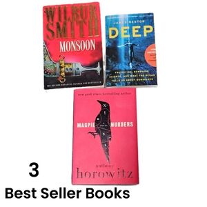 Set of 3 Best Seller Books Mystery/ Passion / Action/Romance